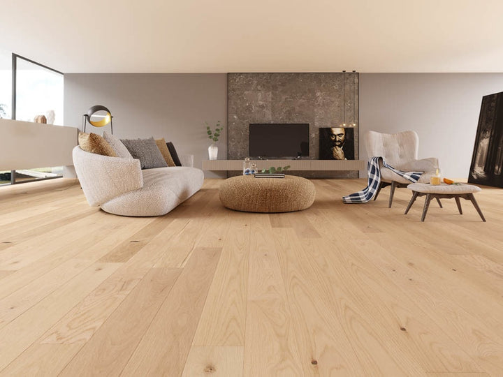 Foundation Wide Plank Engineered Hardwood Flooring — Original White Oak