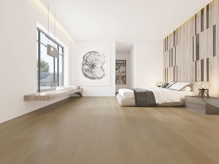 Oak Superior 7.5in Oak Engineered Hardwood Flooring — 4mm Taupe