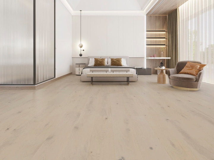 Oak Superior 7.5in Oak Engineered Hardwood Flooring — 4mm Mist
