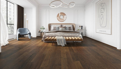 Bedroom with a hardwood floor