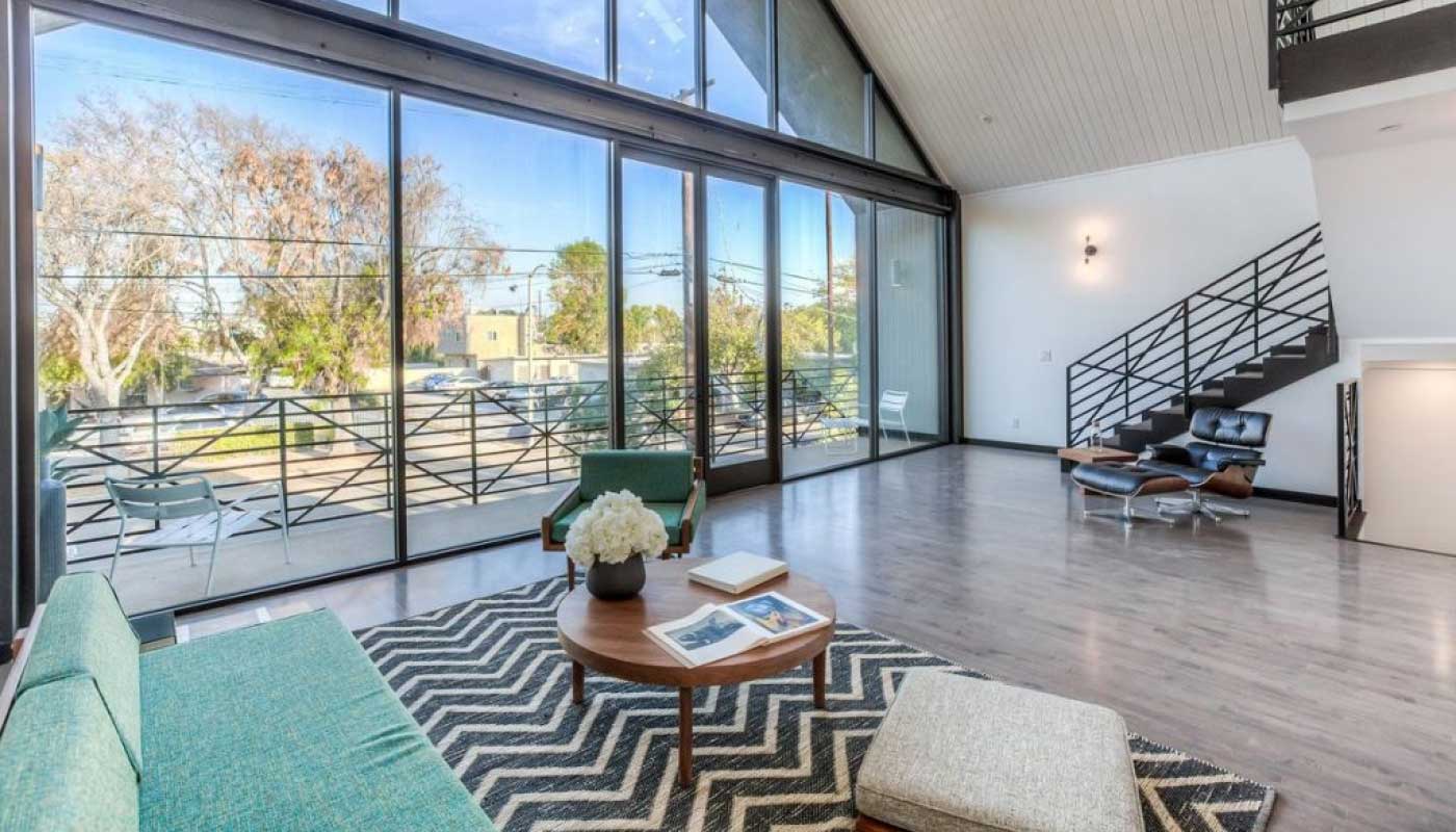 Room with a beautiful wood-look floor