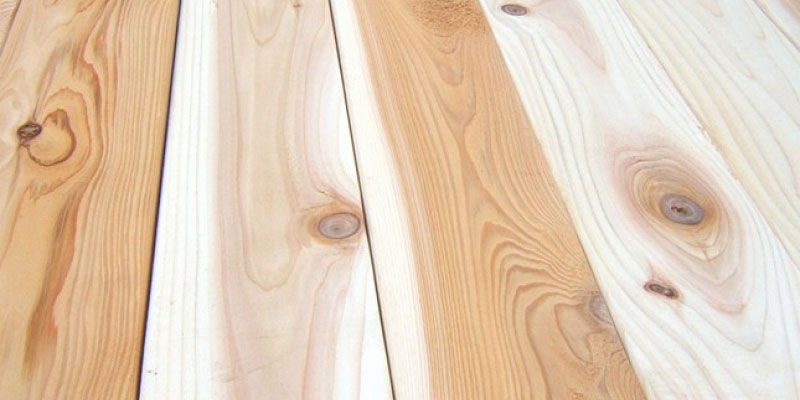 comparison of different wood with various grades